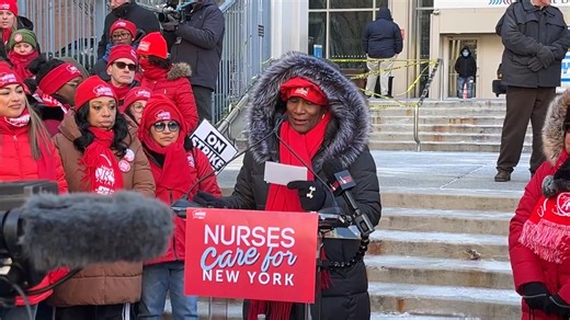 LIVE: Striking NYSNA nurses are joined by Senator Bernie Sanders and NYC Mayor Zohran Mamdani. | New York State Nurses Association