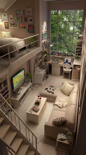 Is This the Ultimate Small Space Design? ✨ Loft Tour!