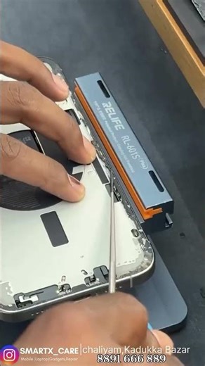 Cracked iPhone 15 Pro Max Back Glass Fix in Minutes #iphone #satisfyingvideo