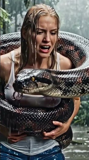 Woman SCREAMS as Snake Constricts! Jungle Survival Gone Wrong! #shorts