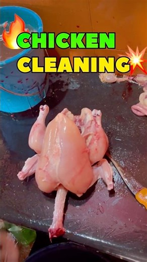 How To Cut Whole Chicken Easy Steps 🔥😱 #shorts #chicken