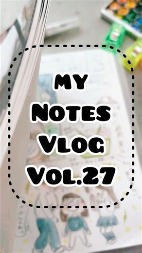 vol.27 my notes vlog/#イラストエッセイ #ノートの中身 #絵日記 #文房具 #sketchbook #comic #水彩絵の具 #子育て日記 #スケッチジャーナル #クリスマス