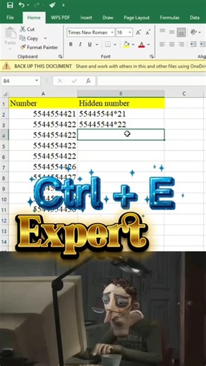 Beginner vs Expert 🔥 Extract Hidden Numbers in Excel Like a Pro | Office Excel Pro