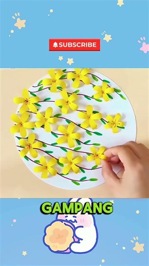bunga cantik ini terbuat dari kertas #activityforkids #tutorial #creativeidea #diy