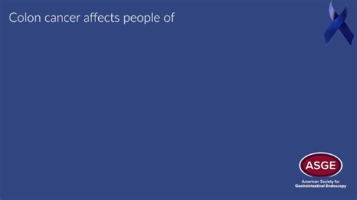 2.5K views · 12 reactions | Colon cancer affects people of all backgrounds throughout the world. Share this powerful multi-language video with your patients to save lives and watch the full version here: https://hubs.ly/Q02ptd_j0 https://hubs.ly/Q02ptdpW0 #NCRCAM #GetScreened #CRC #CRCScreening | American Society for Gastrointestinal Endoscopy - ASGE | Facebook