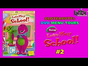 Barney & Friends - Let's Play School - DVD Menu Walkthrough (US, 1999)
