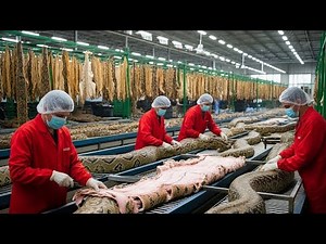 Inside the Python Leather Factory – (Full Process) How Ultra-Luxury Exotic Skin Boots Are Made