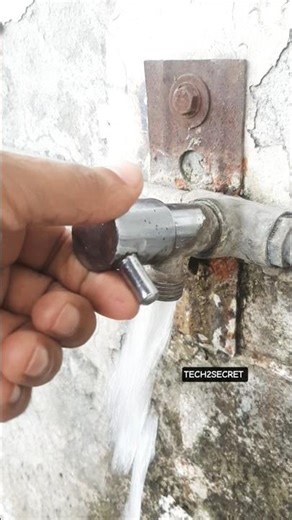 Brass Angle Valve, Plumbing Supplies Water Connection installed #shortsfeed #tech