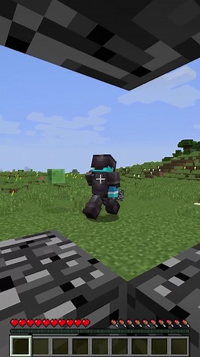 Best way to get out of bedrock in Minecraft... #minecraft #minecraftmemes #minecraftfunny #fyp #mcyt