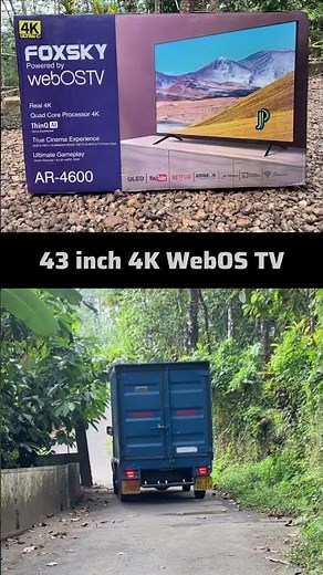 43 inch 4K WebOS TV LG Magic Remote