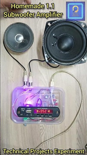 1.1 Subwoofer Amplifier | Low Pass Filter | PAM8403 | Full video in Description