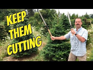 Christmas tree farming: 2 simple things about taking care of your knife.