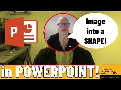 HOW TO turn an image into a SHAPE (MS PowerPoint)