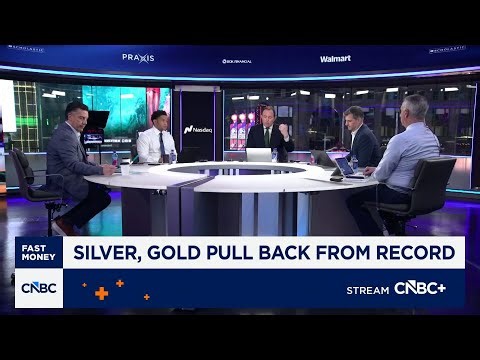 'Fast Money' traders talk silver and gold pulling back from record highs