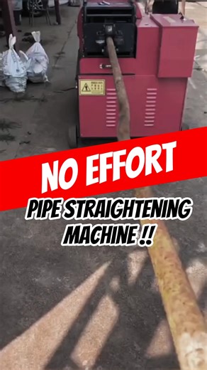 From Bent to Perfectly Straight – Pipe Straightener Beast