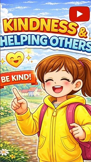 Kindness Makes Us Happy 💛 | Short Story for Kids #Kindness#MoralStory#ShortStoryForKid#KidsLearning#