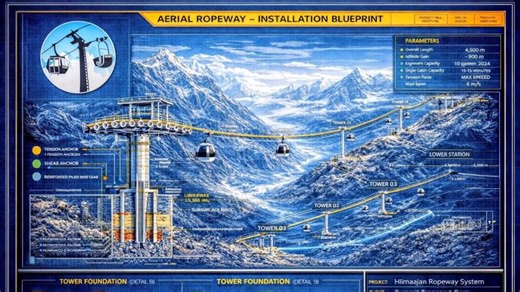 🚠 Engineering and Implementation of Aerial Ropeways | M M ROPEWAYS | Leaping Ahead Aerially