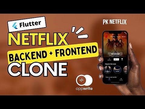 Building Netflix Clone Flutter | Backend + Frontend | English