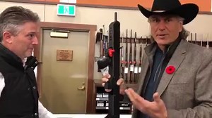 I joined Conservative MP, Blaine Calkins at the gun counter of Cabelas, Ottawa today to talk firearms restrictions in Canada. | Jim Shockey