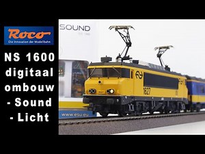 Roco NS 1600 digitaal ombouwen met ESU LokSound 5 en Lichtfuncties (Tutorial)
