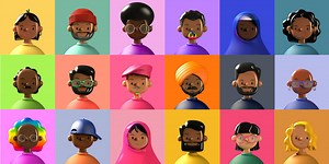 Toy Faces 3D Avatar Library | 3D Illustrations — Amrit Pal Singh | Visual Artist  | Toy Faces | Toy Maker | 3D illustration