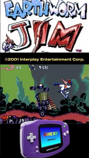 Earthworm Jim (Machine type: Game Boy Advance)