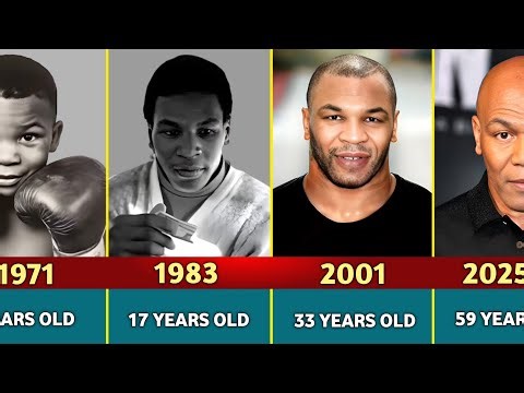 Mike Tyson - Transformation from 5 to 59 Years Old (1971 to 2025)