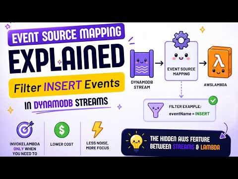 AWS Lambda Event Source Mapping Explained | Filter DynamoDB Stream Events