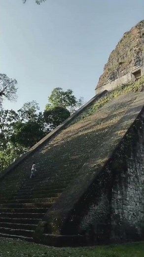 Ascending a Mayan Pyramid