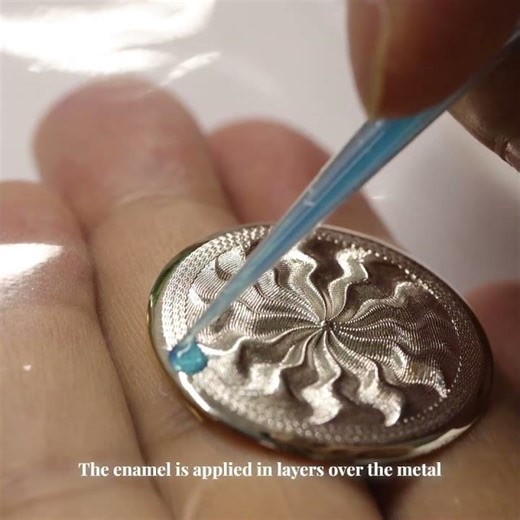 Guilloché Enameling – Precision, Pattern, and Light