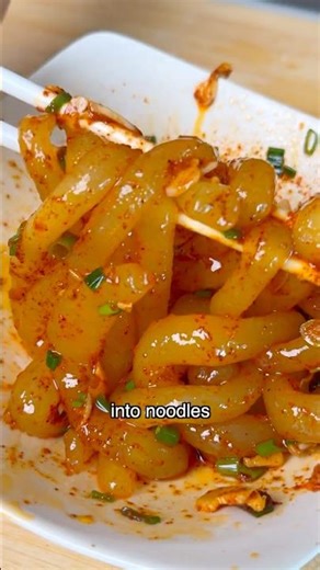 I Turned a Potato Into Noodles