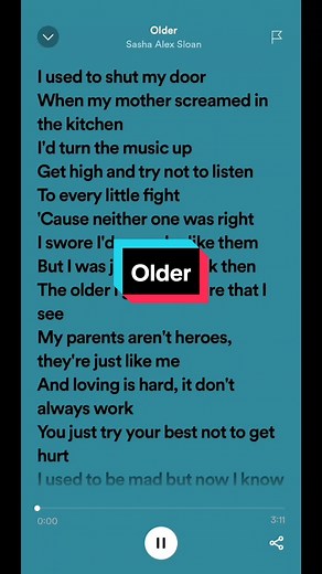 The Older I Get Song Lyrics - Sasha Alex Sloan