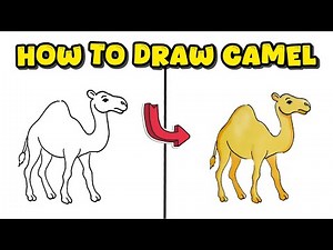 How to Draw a Camel Step-by-Step – Follow Animal Drawing Process