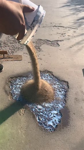 GOOD THING RECOMMENDATION | Pothole repair #Sandfix #RoadRepair | Instagram