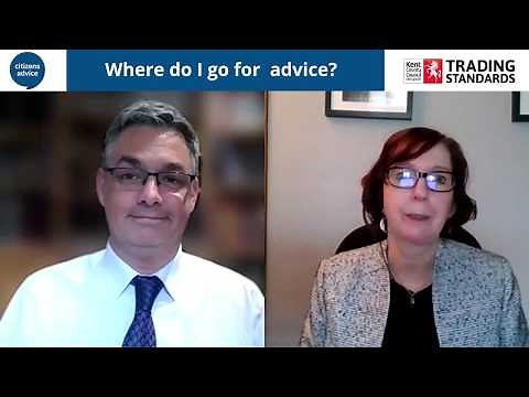 How do I report to Trading Standards and get advice?