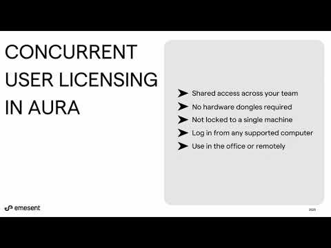 Concurrent User Licensing Walkthrough | Emesent Aura