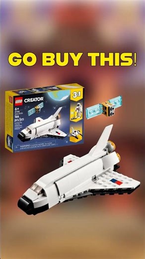Lego Space Shuttle Review #lego #ninjago #starwars #brickbuilder #legomoc #legosets #legocreator