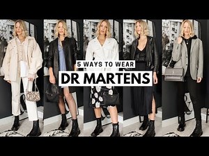 Styling Dr Marten Pascal Boots For Autumn - Outfit Ideas - 5 Ways To Wear Series