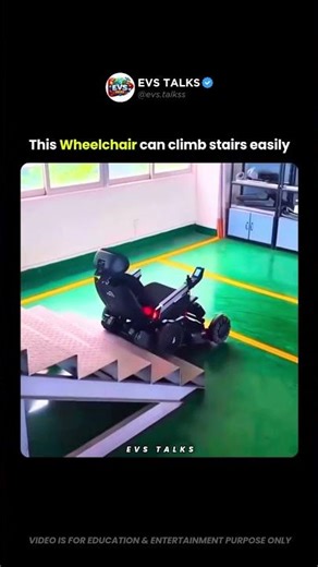 This AI Wheelchair Climbs Stairs on Its Own 😳♿🤖 | The Future of Mobility