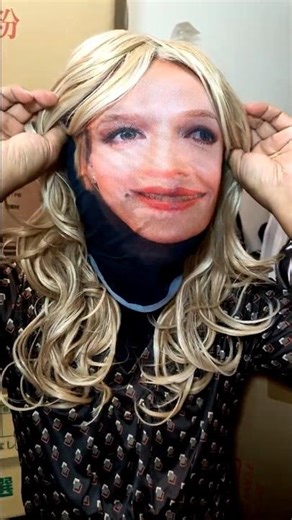 Prank! Female mask unmasking #maskoff #disguise #prank