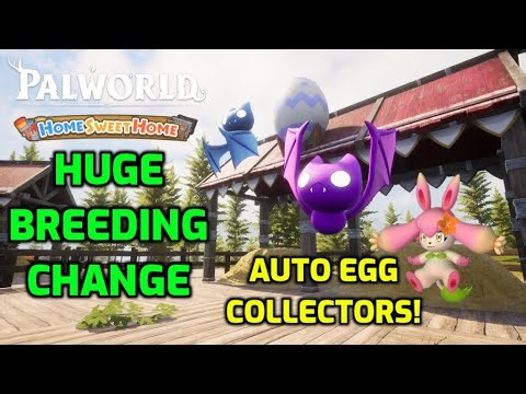 Palworld: New Huge Breeding Change! Automatic Egg Collecting