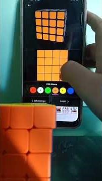 cara menyelesaikan rubik 4x4 dengan aplikasi.how to solve a 4x4 Rubik's cube with an application.