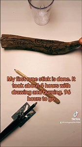 Diy. How to make a Rune stick #subscribe #runes #bindrunes #vikingart #woodburning