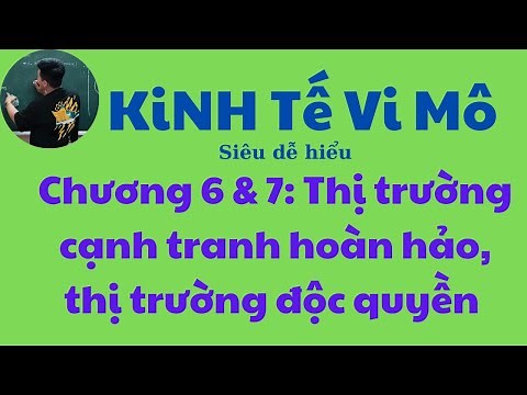 Kinh tế Vi Mô chương 6 & 7 Cấu trúc thị trường (Siêu dễ hiểu) ♥️ Quang Trung TV