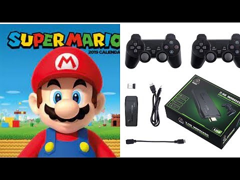 How to connect the game stick to your TV | Super Mario Bros short gameplay | Ayden Jebakumar