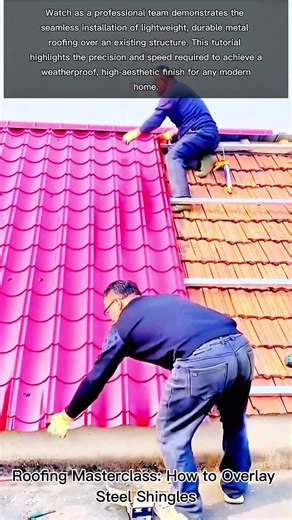 Roofing Masterclass: How to Overlay Steel Shingles