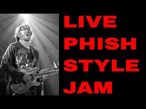 Epic Phish Style Jam Rock Guitar Backing Track (C Mixolydian)