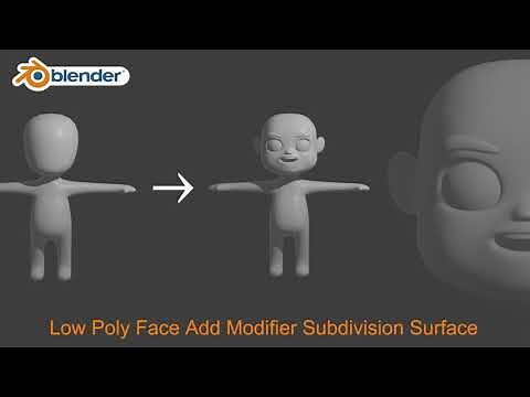 Character (Face) Modeling #2 in 37 minutes - Blender Tutorial - Absolute Beginners