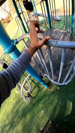 Bella ciao playground parkour crazyslide POV😍 #slide #park