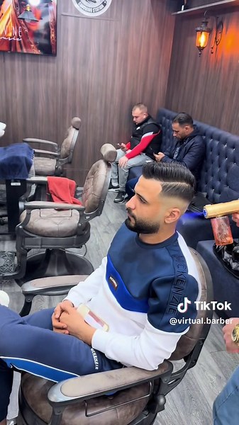 Virtual barber on TikTok
